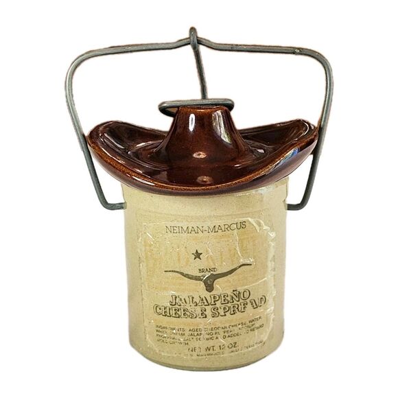 Newman Marcus Other - Newman Marcus Vintage Cowboy Hat Collectible Rustic Western Crock Jar Decor